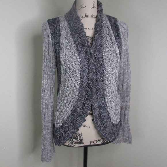 Chico's Sweaters - Chico's Open Front Sweater Cardigan 0 S Gray